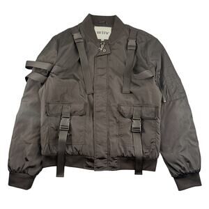 WEIV Wick Tactical Bomber Jacket Men's Medium Bondage Quilt Lined Streetwear